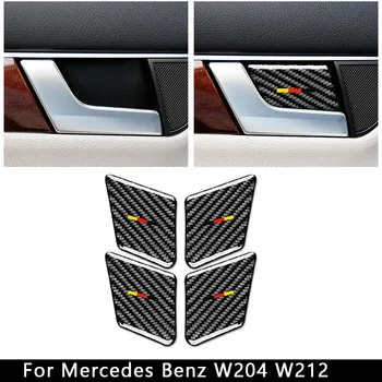 

Sticker Decoration Trim Carbon Fiber Interior Door Handle Trim Useful Newest