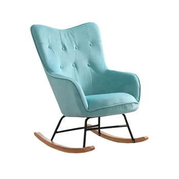 Silla de mecedora nórdica para adultos, sillón Reclinable, de descanso, informal, Moderno