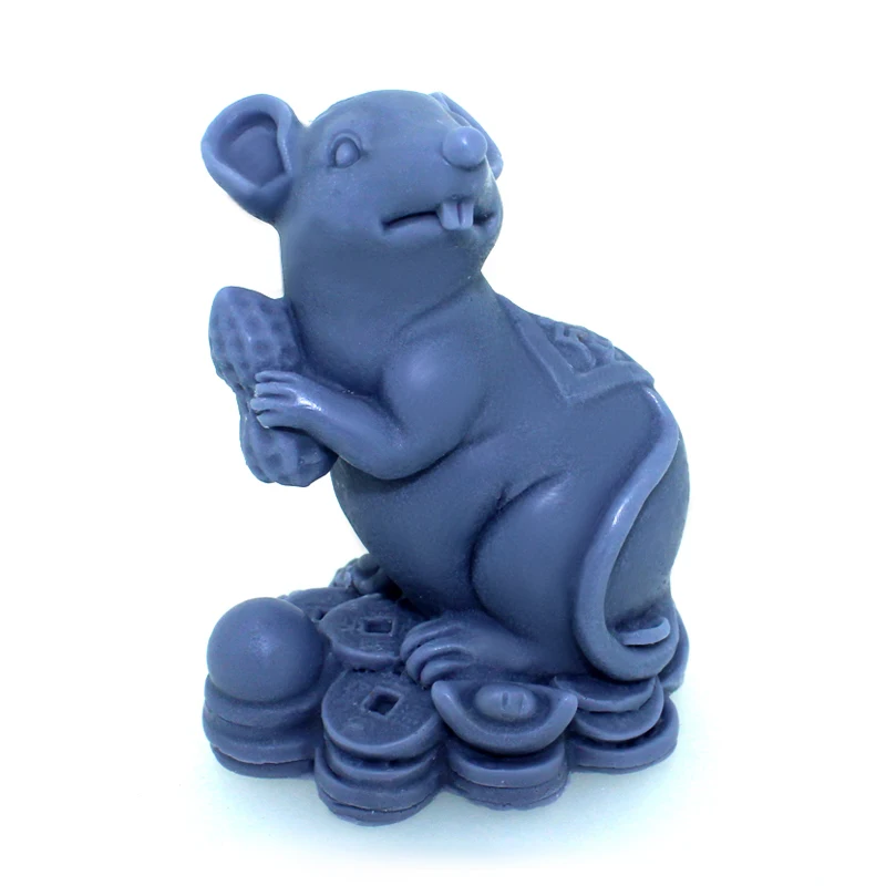 Силиконовая форма для мыла Lucky Mouse 3D Полимерная ручной работы|resin mould|handmade soap mold3d