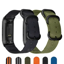 Essidi Sports Nylon Band Loop For Fitbit Charge 6 5 4 3 2 Watch Woven Bracelet Wrist Replacement For Fitbit Charge 3 4 se Strap