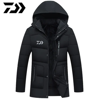 

Reflective Daiwa Fishing Clothing Keep Warm Plus Velvet Hiking Windproof Dawa New Clothes Fishing Jacket Fishing Clothes