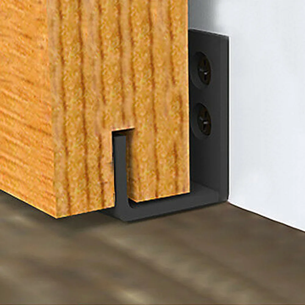Внутренняя дверная направляющая для дома из черной углеродистой стали, напольная стена