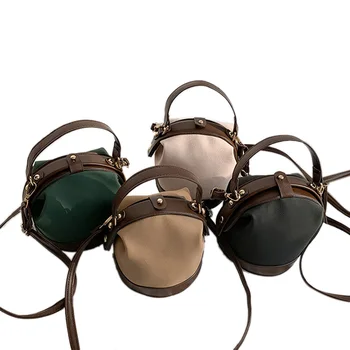 

Bucket Bag Retro Style Crossbody Purse Tote Handbags with Shoulder Strap Top Handle for Women Girls