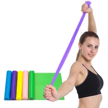 Women's Yoga Stretch Belt Waist Leg Exercise Resistance Band Fitness TPE Yoga with Strength Training