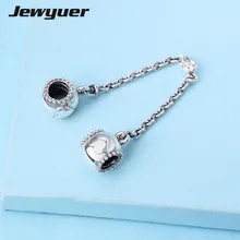 925 стерлингового серебра ювелирные украшения в форме сердца безопасносные браслеты Подвески fit браслеты из бисера DIY для Любовь Мемнона Jewyuer осень г. SF016