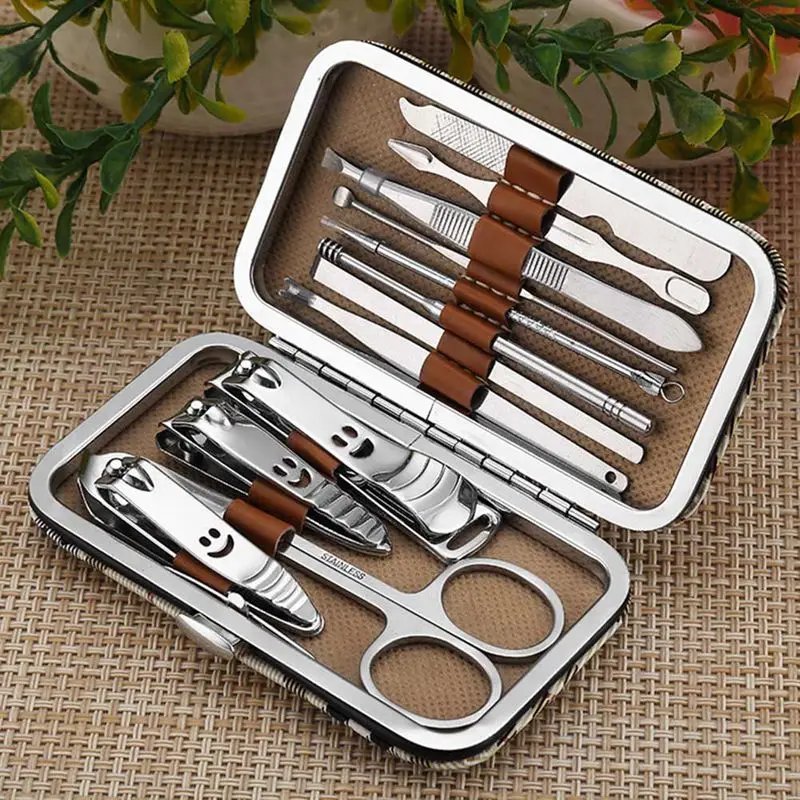 

12Pcs/Set 2019 Summer New Manicure Tool Stainless Steel Nail Clipper Set Nail Manicure Tool Set
