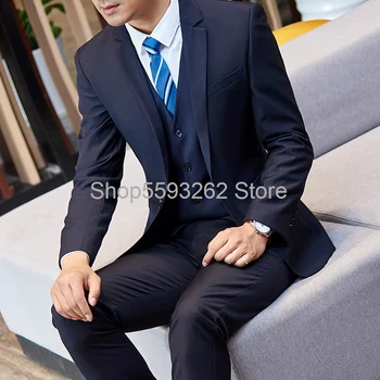 

Men's suit suit three-piece groom groomsman suit suit men