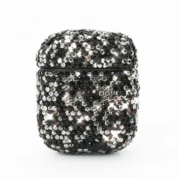 

Crystal Decor Case Protective Cover Bag Shell Case for Apple AirPods Earphones @M23