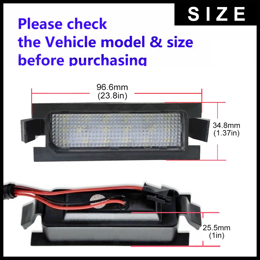 2 шт. Canbus 18SMD Led номерной знак светильник для hyundai I30(GD) CW 5D 2011-2019KIA PRO авто-Стайлинг