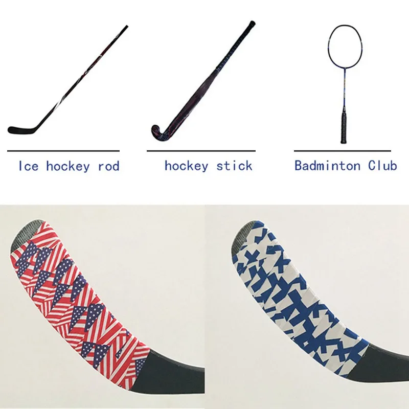 

Clothes Hockey Tape Sport Safety Football Volleyball Basketball Knee Pads Anti-slip Hockey Stick Tape Elbow Golf Tape hot