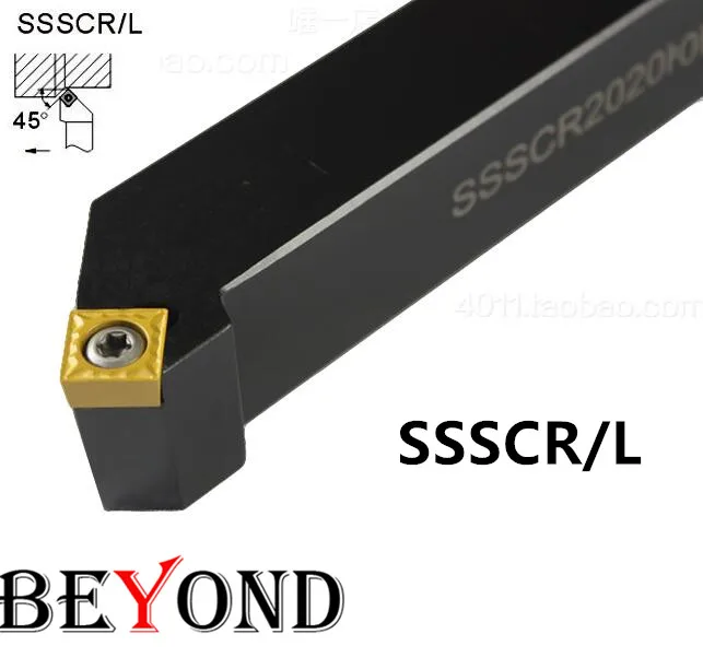 

BEYOND SSSCR 2020 external lathe tools SSSCR1212H09 SSSCR2525M09 16mm turning tool holder carbide inserts cnc machine SSSCL SCMT