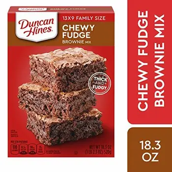 

Duncan Hines Fudge Brownie Family Size - 18.3 oz