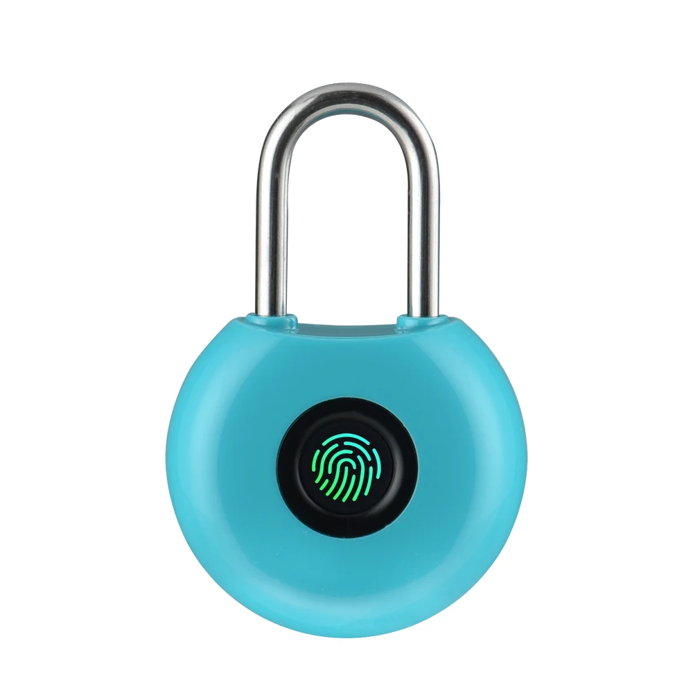 

New Smart Lock Rechargeable Lock Anti-Theft Keyless IP65 Waterproof Fingerprint Lock Fingerprint Padlock for Door Luggage Case B