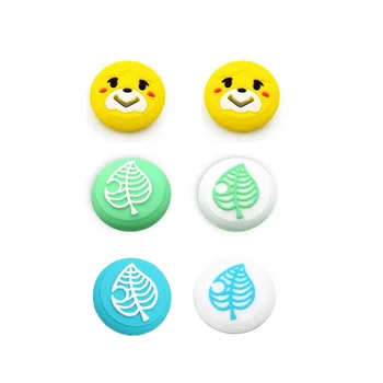 

Animal Crossing Secretary Puppy Dog Isabelle Thumb Stick Grip Cap Joystick Cover For Nintend Switch Lite Joy-Con Controller Case