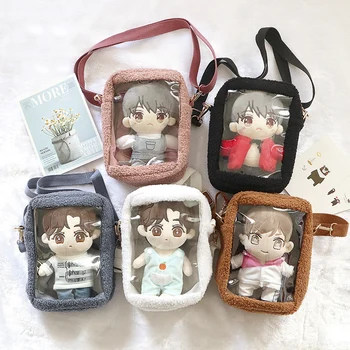 

Preppy Style Lolita Girl Cute Transparent Itabag For Bjd 20cm Doll Messenger Bags Student Kawaii Shoulder Bag