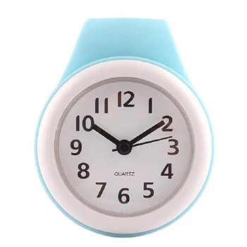 

Kitchen Bathroom Wall Clock Waterproof Silent Multifunction Creative Shower Wall Clocks Home Decor