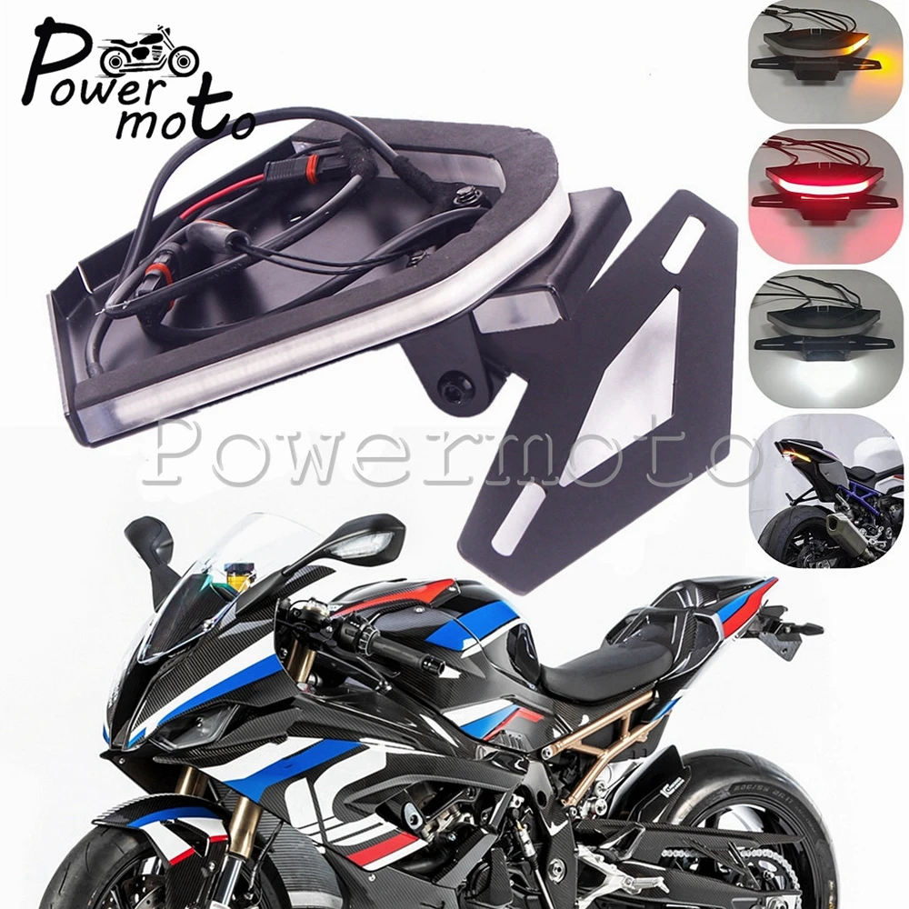 For Bmw S1000rr Led Fender Eliminator Rear Tidy Lamp Kit W/ Integrated