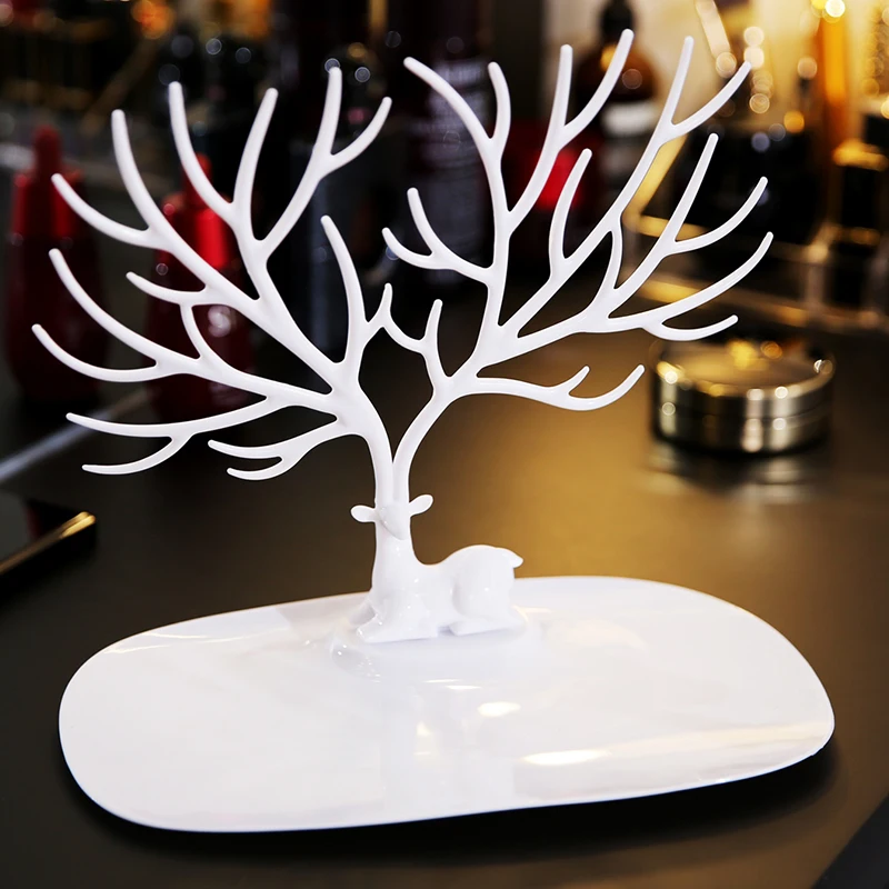  Antlers Jewelry Racks Earrings Necklace Ring Pendant Bracelet Jewelry Display Stand Tray Tree Stora