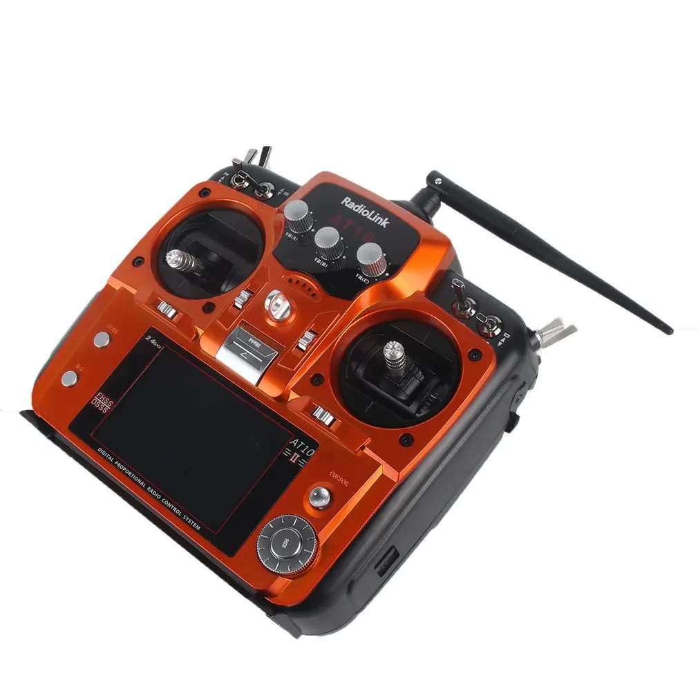 radiolink AT10 II 2,4 Ghz 12CH RC передатчик с R12DS приемником PRM-01 модуль возврата напряжения батарея для RC Quadcopte