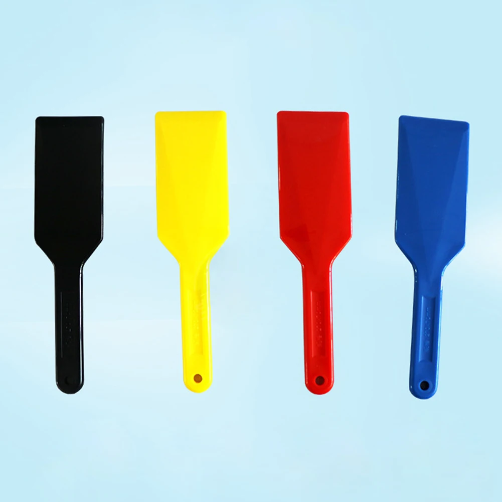 

4Pcs Ink Spatulas Durable Tools DIY Lightweight Scraper Set Screen Printing Safe Oil Paint Round Corner Non Stick Shovel Kitchen