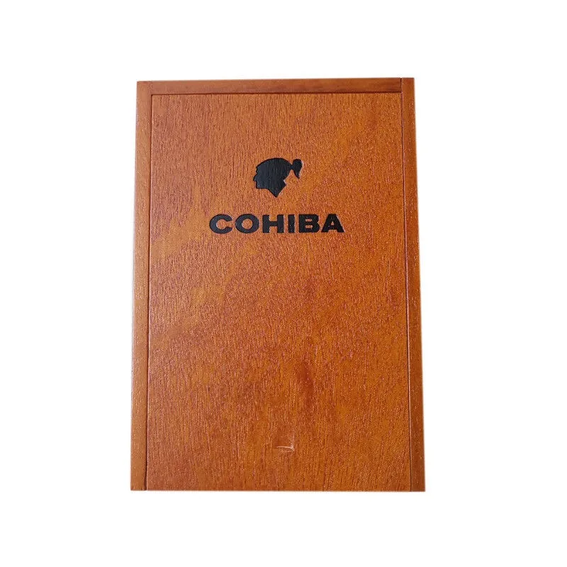 Pine Wood Cigar Humidor, Cedar Cigars Box, Holds 10 to 25 Cigars