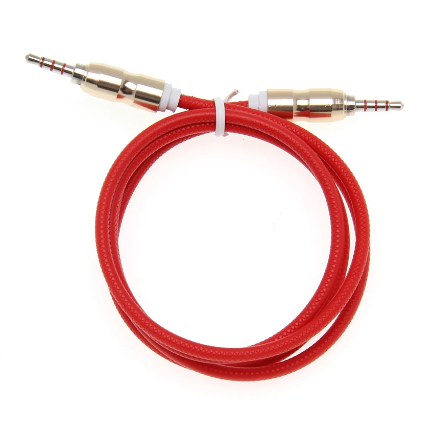 Aux Cable 3 5mm Jack Gold Plated Audio Cables for Computer Mobile Phone Speaker For Car Headphone Extension AUX Cord 100pcs