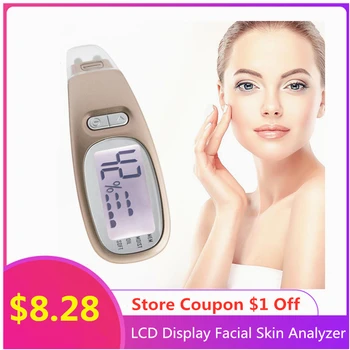 

Facial Skin Analyzer Machine LCD Display Detect Moisture Oil Content Skin Care Tester Device Portable Home Spa Beauty analizador