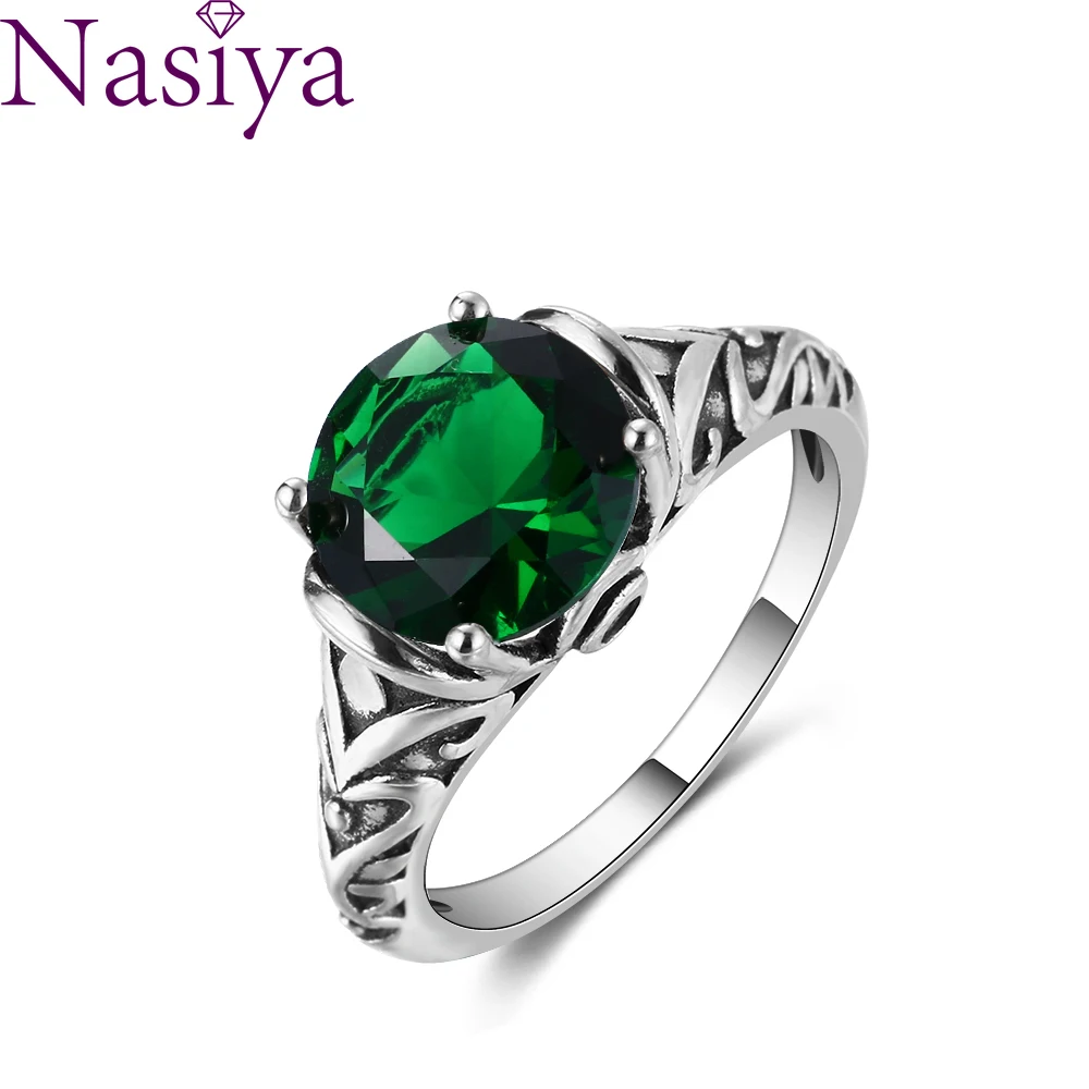 Женское кольцо из серебра 925 пробы с фианитом|Кольца| |