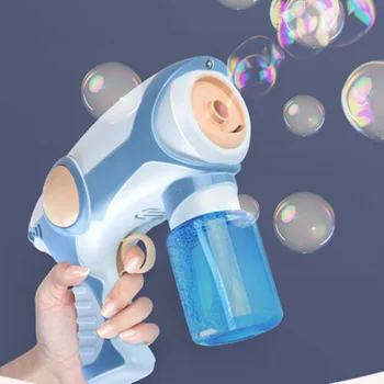 

Summer Smoke Bubble Machine Blower Healthy with Light Magic Bubble Machine Electric Automatic Children Birthday Gift For Kids