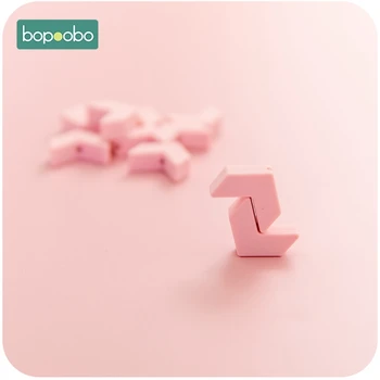 

Bopoobo Silicone Cartoon Arrow Baby Teether 10pc Silicone Bead BPA Free Baby Teething Beads Silicone Baby Food Grade Teether