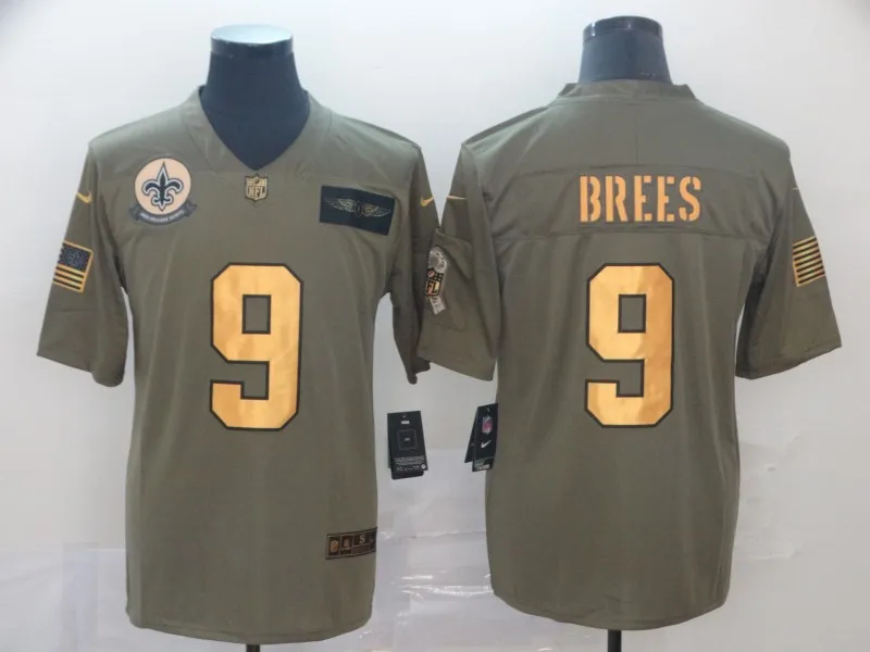 For men Мужской Орлеан высокого качества Saints Drew Brees Джерси - Цвет: For men