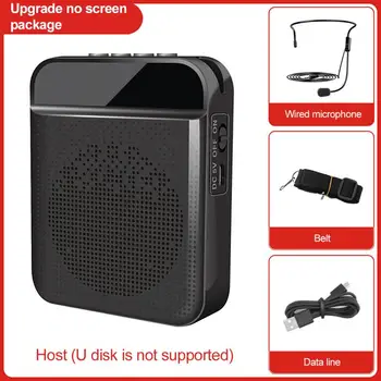 

Megaphone Portable Teaching Guide Loudspeaker Teacher Lecture Teaching Amplifier Speakers With Mp3 Player FM Radio Recorder