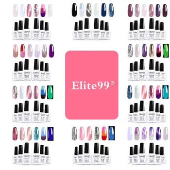 

Elite99 Manicure Set Gel Nail Polish 6pcs with Magnet Set UV LED Lamp Varnishes Hybrid Painting Gel Kits Nails Gel Polish Set
