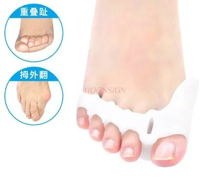 Hallux valgus toe splitter protects big foot bones two in one toe protects hallux valgus toe splitter