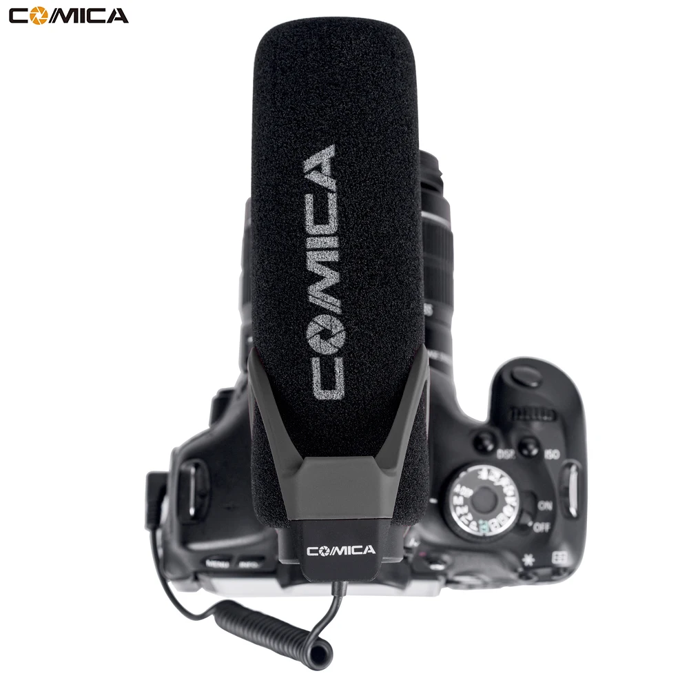 Comica CVM V30 Lite видео Запись микрофон на камеру/телефон для Canon Nikon Sony DSLR видеокамера