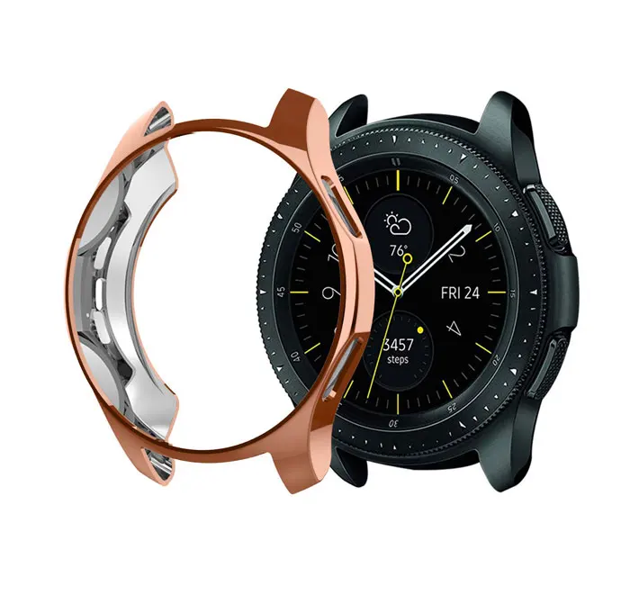 Мягкий ТПУ покрытием защитный бампер, чехол для samsung gear S3 Frontier SM-R760 и Galaxy Watch 46 мм SM-R800 аксессуары для часов