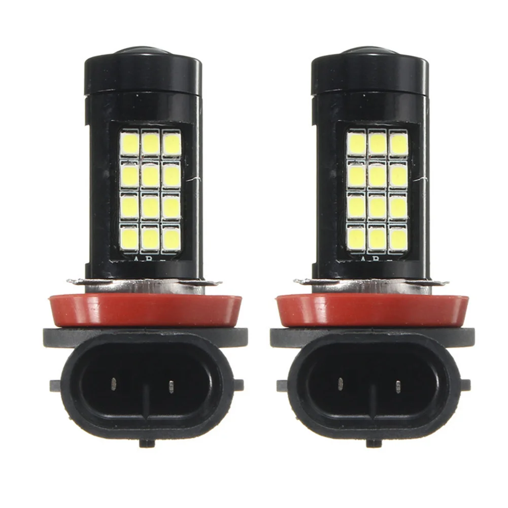 2 шт. H11/H8 42 SMD светодиодный Белый samsung 2835 Canbus безотказная противотуманная фара 6500K V6