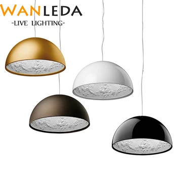 

2019 The New Italian SKYGARDEN Chandelier Resin Sculpture lustre Living Dining Room Gold Brown White Black chandelier Lighting