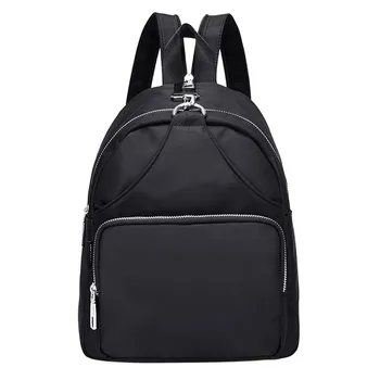 

Backpack Solid Color Ulti-function Waterproof Nylon Backpack Shoulder Bag Teenage Leisure Backpack Mochila feminina Рюкзак #LR3