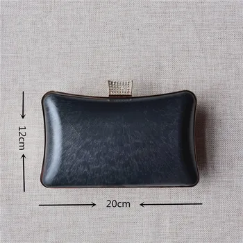 

Metal Frame Box Purses Handles for DIY Handbags Evening Bag Clutch Accessories with black plastic box clutches purse frames