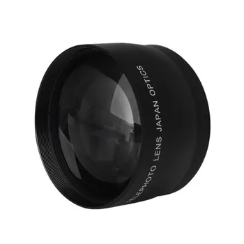 

58Mm 2X Double Camera Teleconverter Lens Wide Angle Extender Aps Format Lens Magnesium Aluminum Alloy