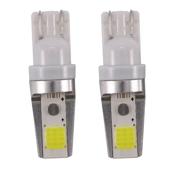 

12V T10 Light Bulbs, Car Side Marker Lights Extremely Bright (Pack of 2) - White