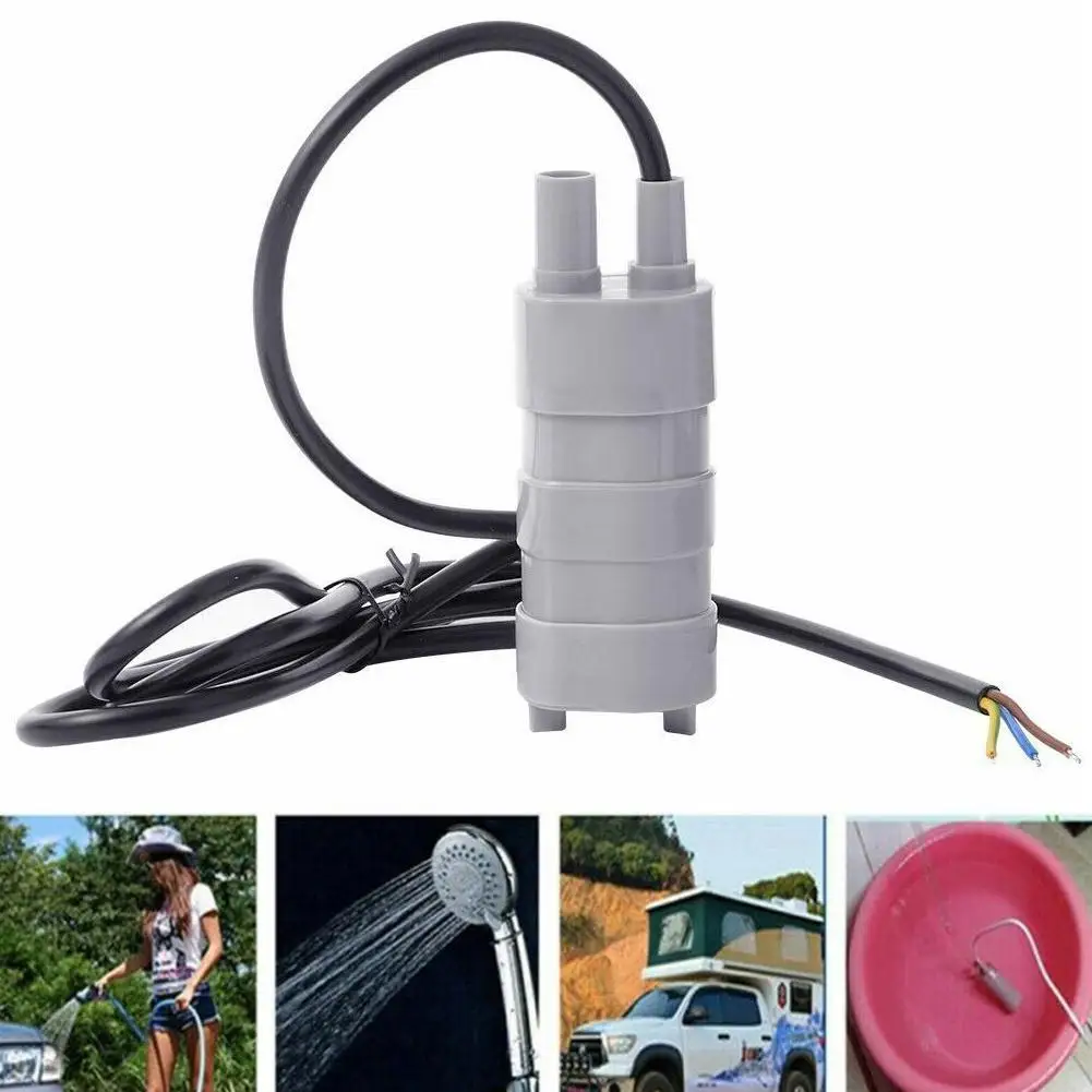 DC 12V High Pressure DC Submersible Water Pump Micro Motor Water Pump For Garden Fountain Aquarium Summer For Camper