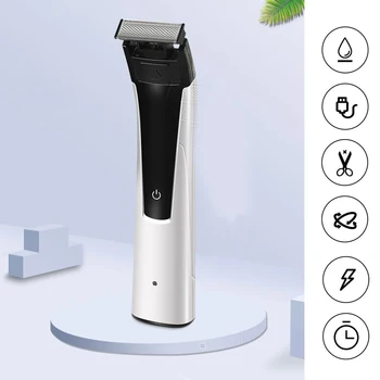 

Electric Hair Trimmer USB Rechargeable Hair Clippers Hair Beard Shaver Wet and Dry Use for Baby Men