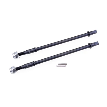 

2Pcs 105mm Steel Rear Straight Axle Wheel Drive Shaft AX30421 for 1/10 Axial SCX10 RC Rock Crawler Car Jeep Wrangler AX90028