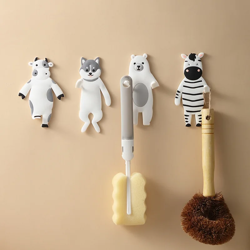 DIY Styling Hook Creative Cute Pet Bendable Fun PVC Soft Glue Seamless Cartoon Animal | Дом и сад