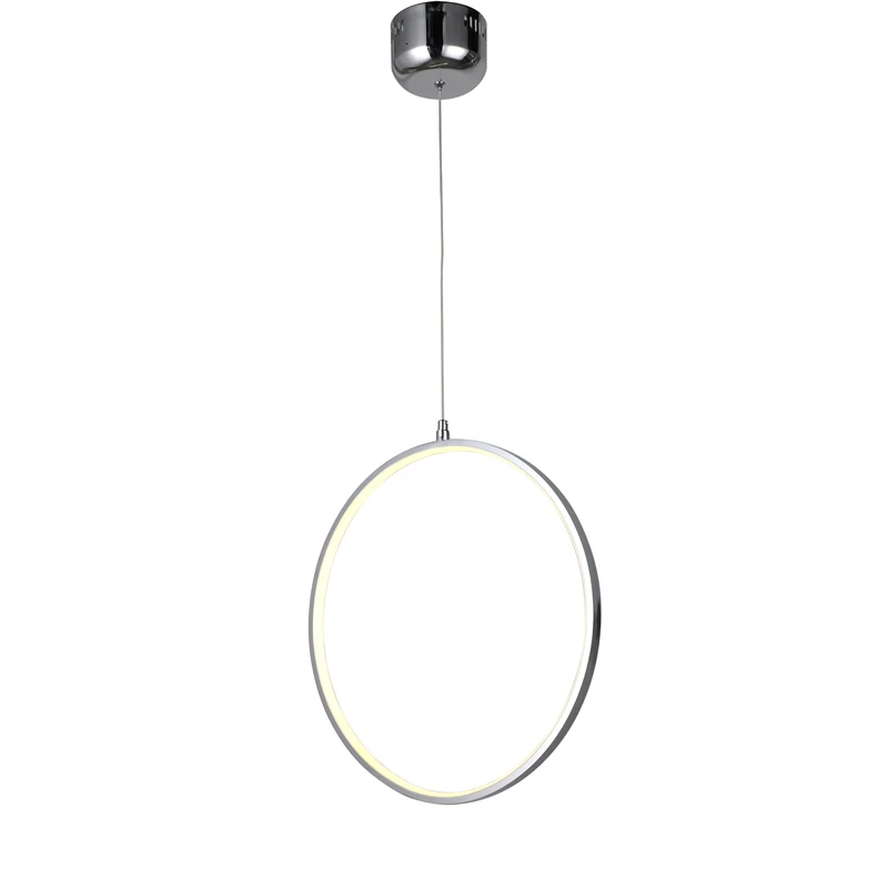 

Modern Led Ring Chandelier Al Round Shape Adjustable Led Circle Pendant Light Luminaire Suspendu hanging lamp
