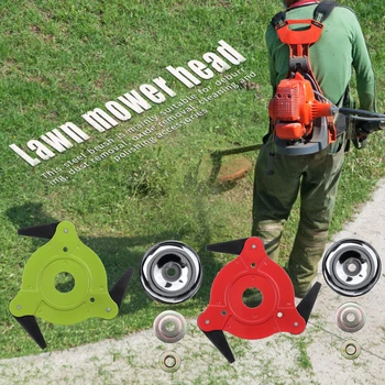 

3/6 Blades Cutter Head Grass Trimmer Brush 65Mn Weed Brush Cutting Head Garden Power Tool Accessories for Lawn Mower