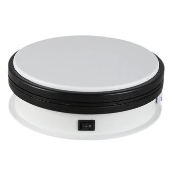 

15cm Electric Motorized Rotary Rotating Display Stand Turntable 360 Degree Rotating Turntable Bear Up 15KG EU Plug