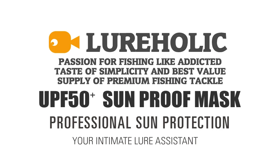 Description Picture 3 of itemLUREHOLIC UPF50+ anti UV Lure Fishing Mask Neck & Face Protect From Sun Proof Ice Feel